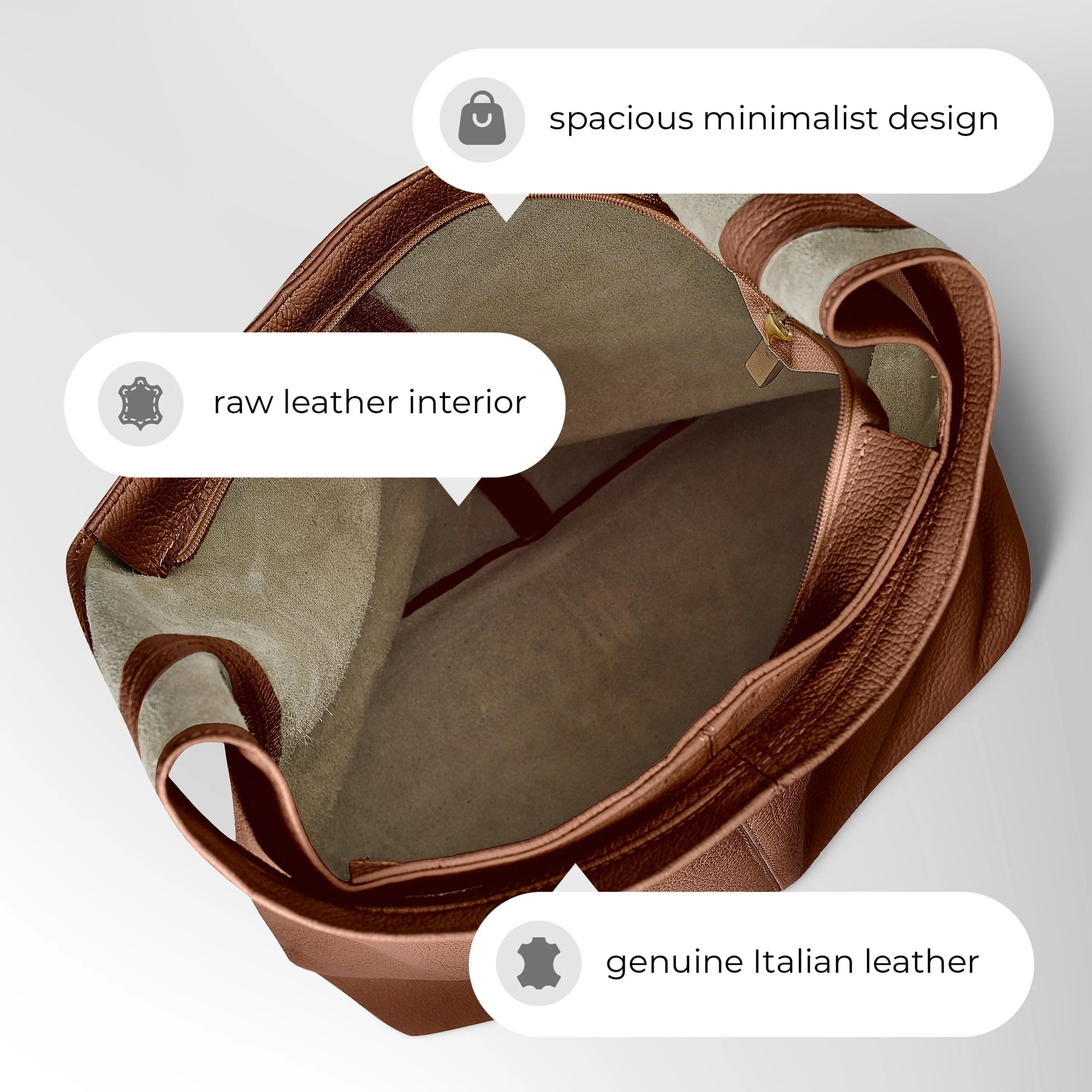 TAKEASY Calf Leather Hobo Bag 011943