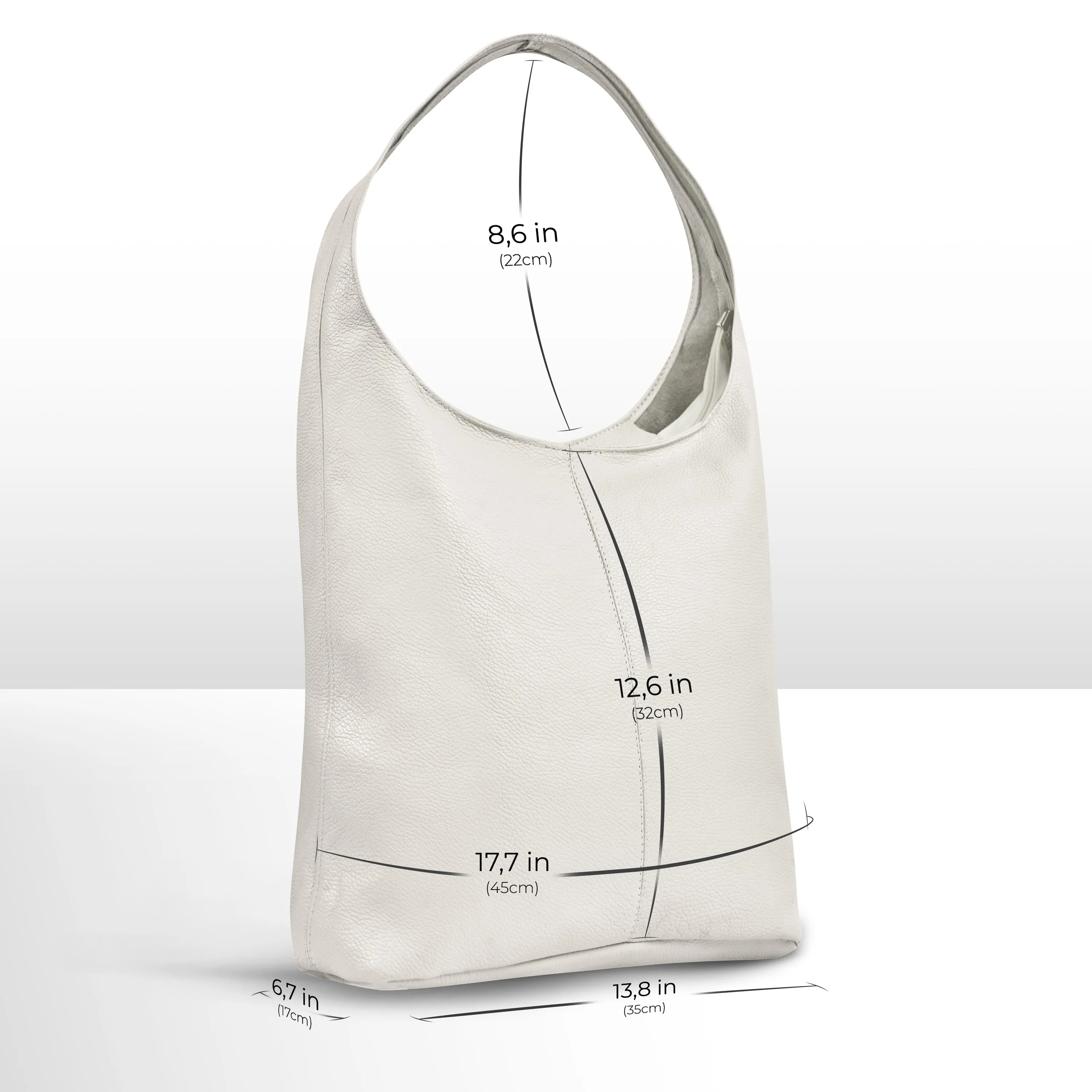 TAKEASY Calf Leather Hobo Bag 011943