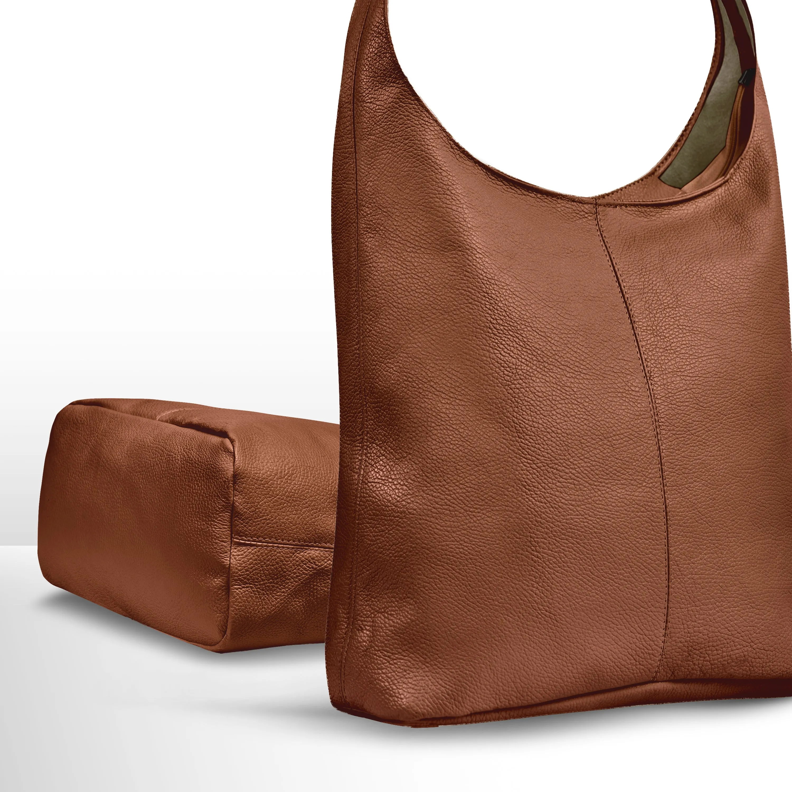 TAKEASY Calf Leather Hobo Bag 011943