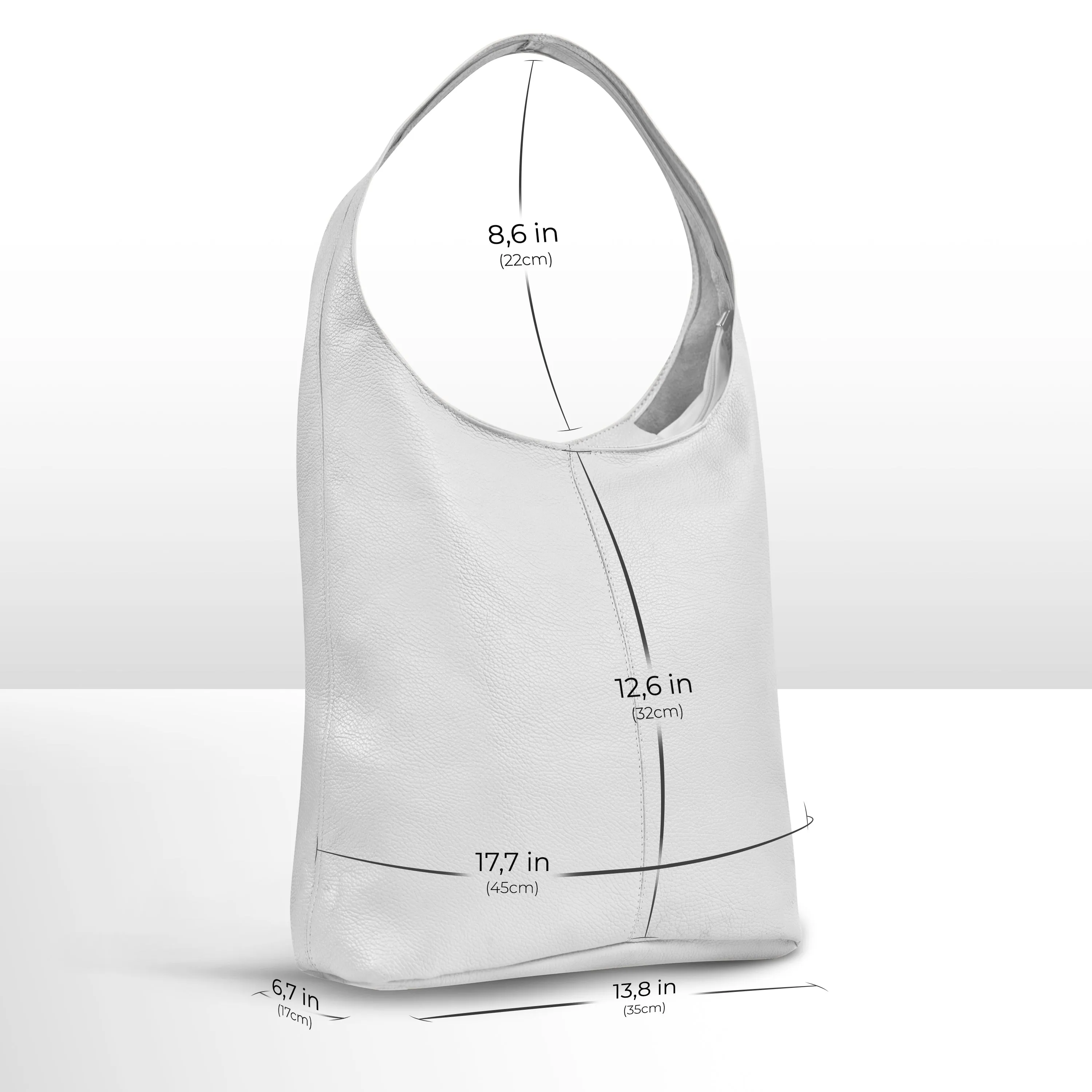 TAKEASY Calf Leather Hobo Bag 011943