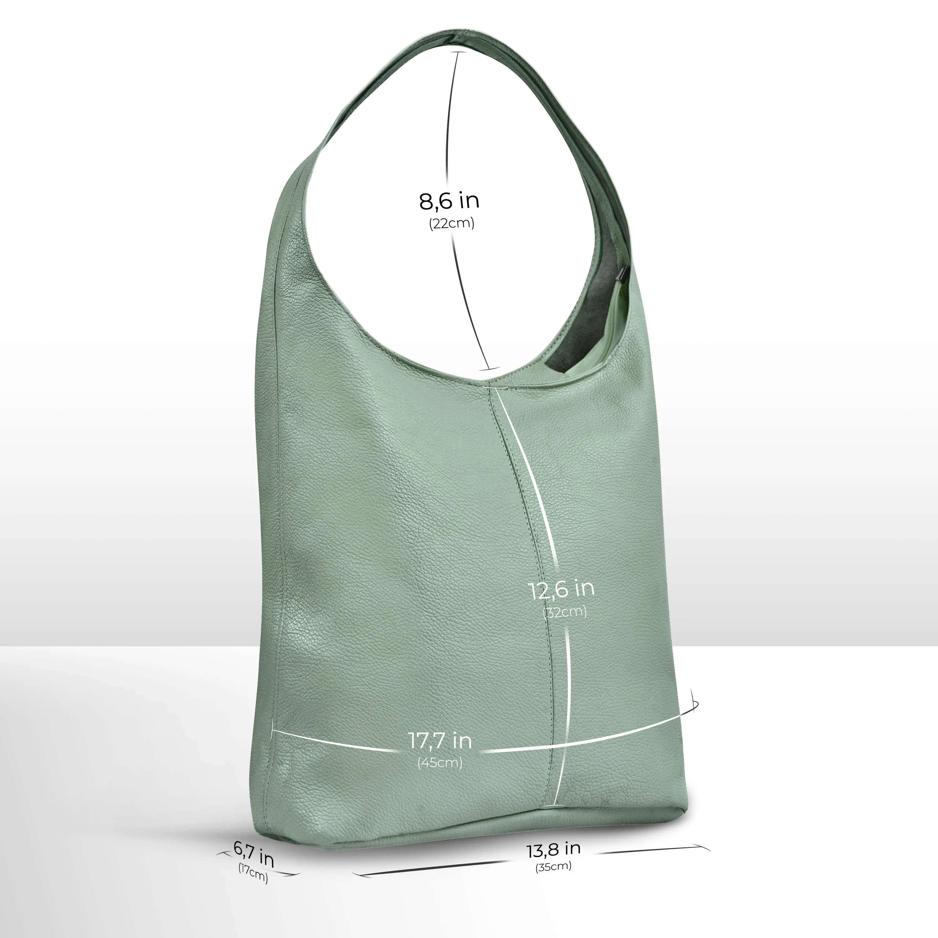 TAKEASY Calf Leather Hobo Bag 011943