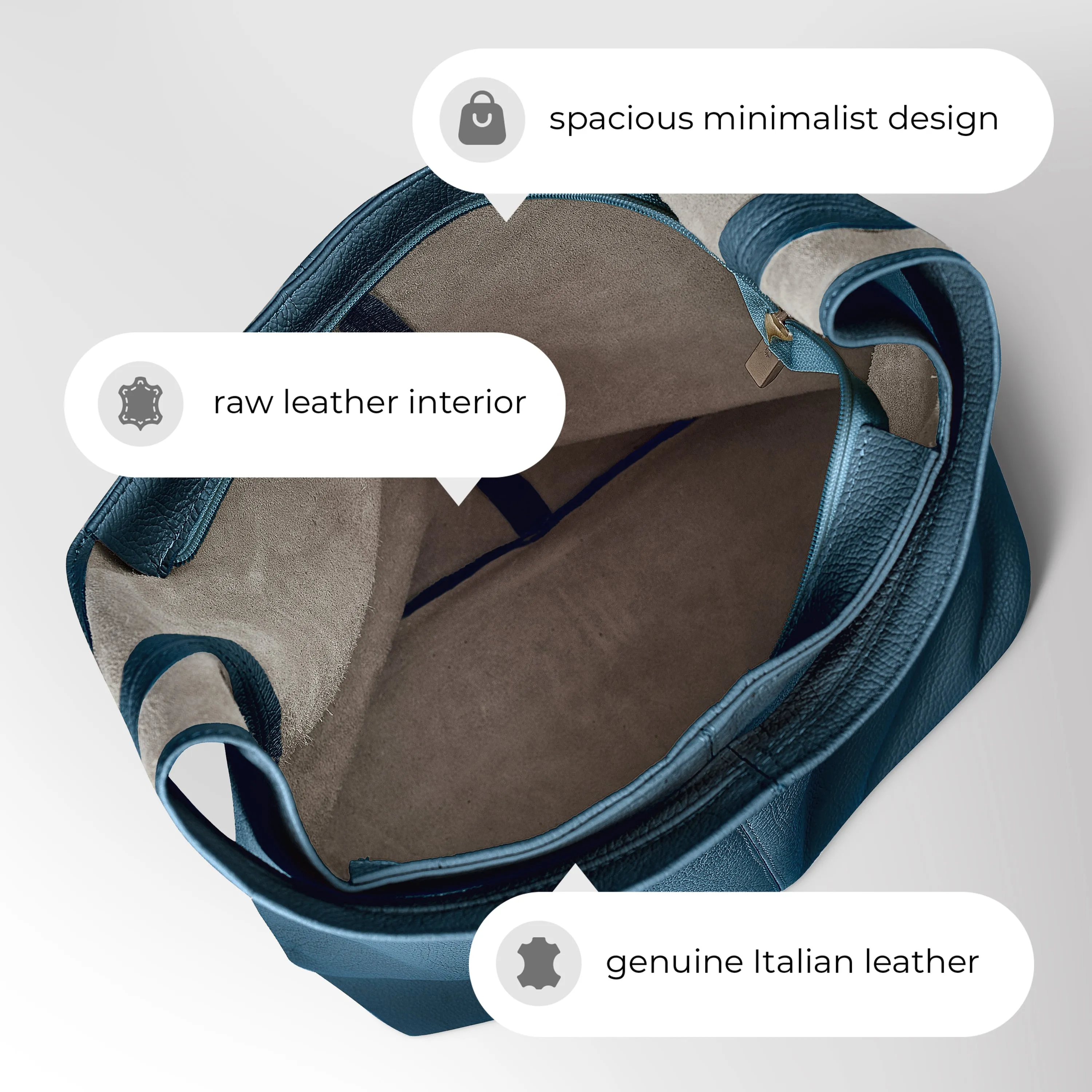 TAKEASY Calf Leather Hobo Bag 011943