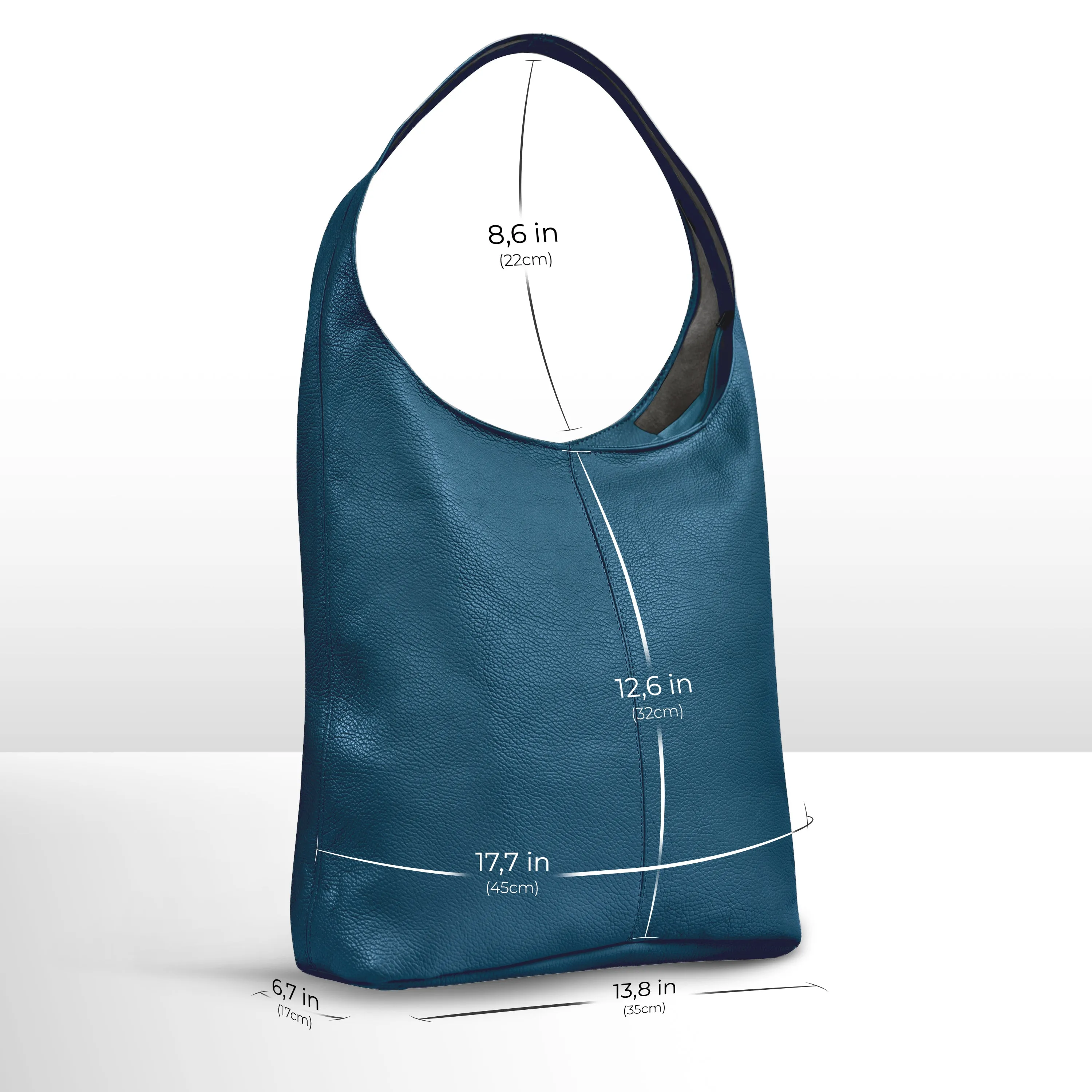 TAKEASY Calf Leather Hobo Bag 011943