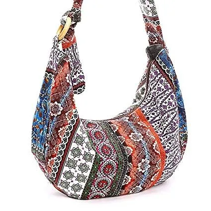 Thai Hobo Crossbody Bag Shoulder Bag Messenger Bag Hippie Boho Bohemian Purse