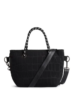 The Bam Bam Neoprene Bag - Black Croc