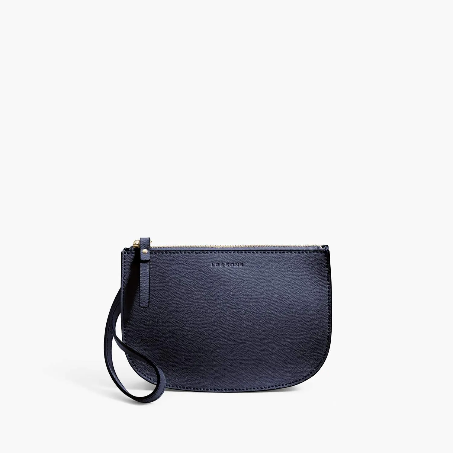 The Waverley 2 - Saffiano Leather - Deep Navy / Gold / Camel