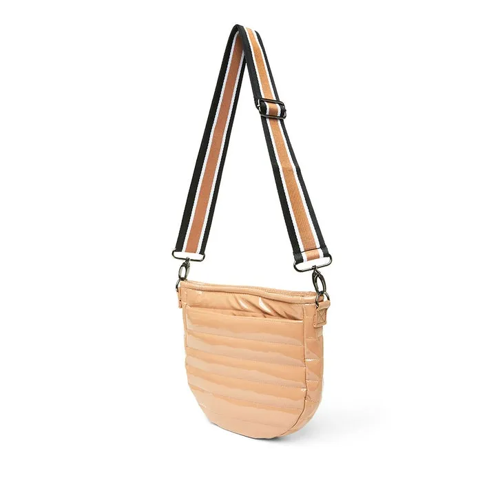 Think Royln - The Mercer Crossbody in Nude Patent