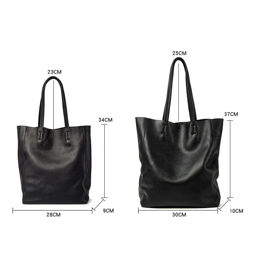 Top Cowhide Leather Women's Leather Designer Handbags Tote Purses Shoulder Bucket Bags