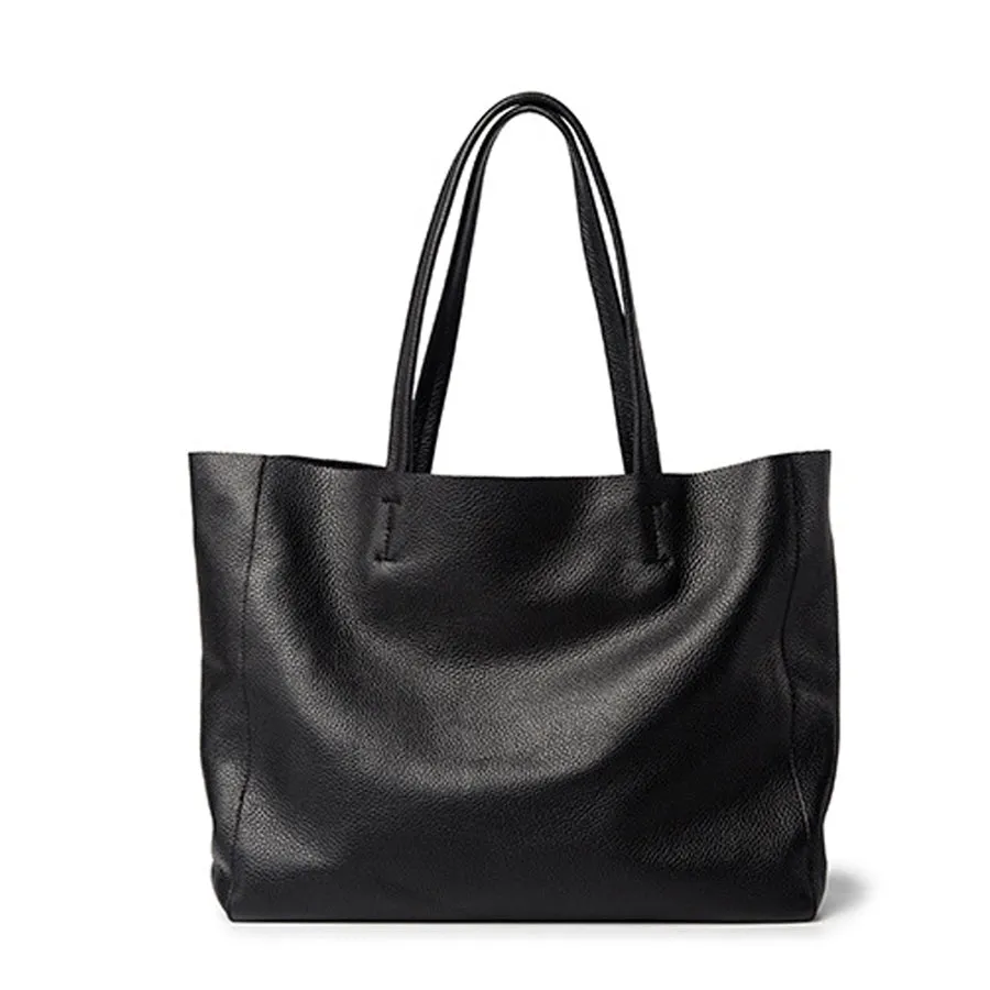 Top Cowhide Leather Women's Leather Designer Handbags Tote Purses Shoulder Bucket Bags