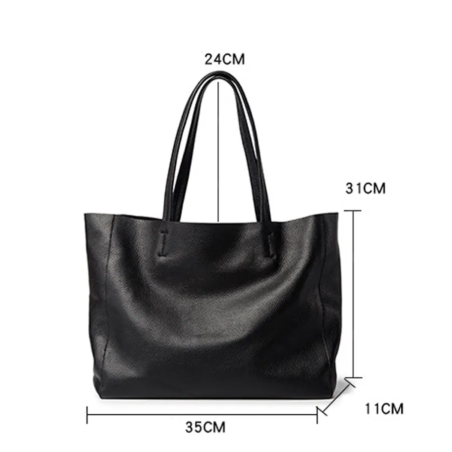Top Cowhide Leather Women's Leather Designer Handbags Tote Purses Shoulder Bucket Bags