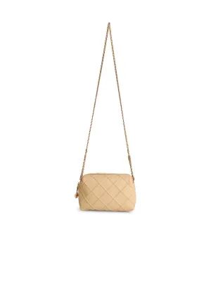 Tory Burch 'Fleming' mini crossbody väska i Cream Lear