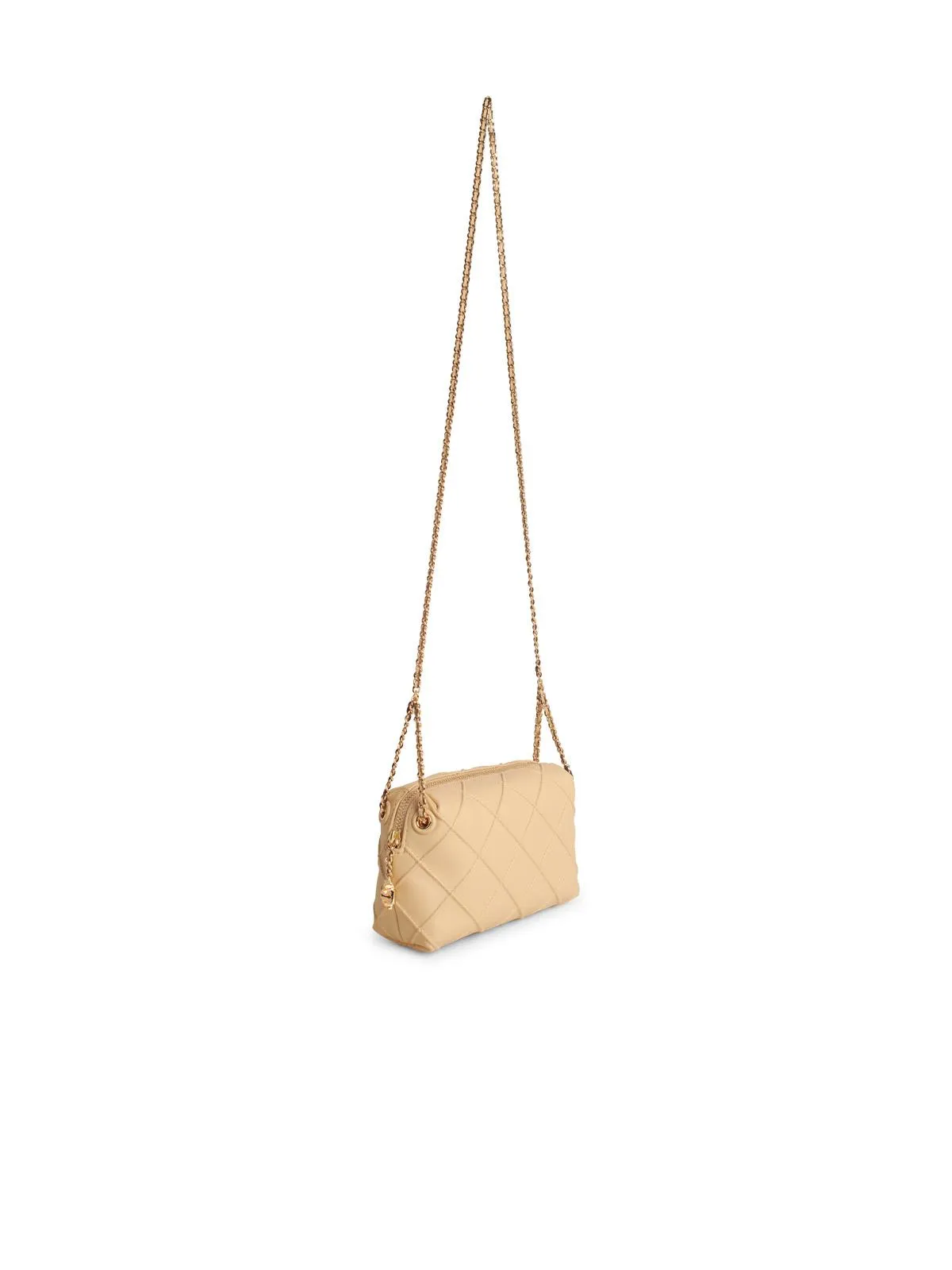 Tory Burch 'Fleming' mini crossbody väska i Cream Lear