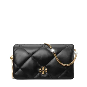 Tory Burch Kira Charm Diamond Quilt Chain Wallet