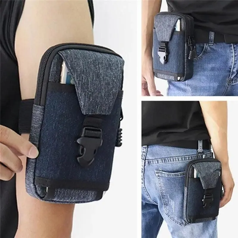Unique Cross Body Shoulder Bag  Classic Texture Creative Delicate Design  PU Leather Fanny Waist Bag Elegant  Mobile Phone Belt Bum Pouch