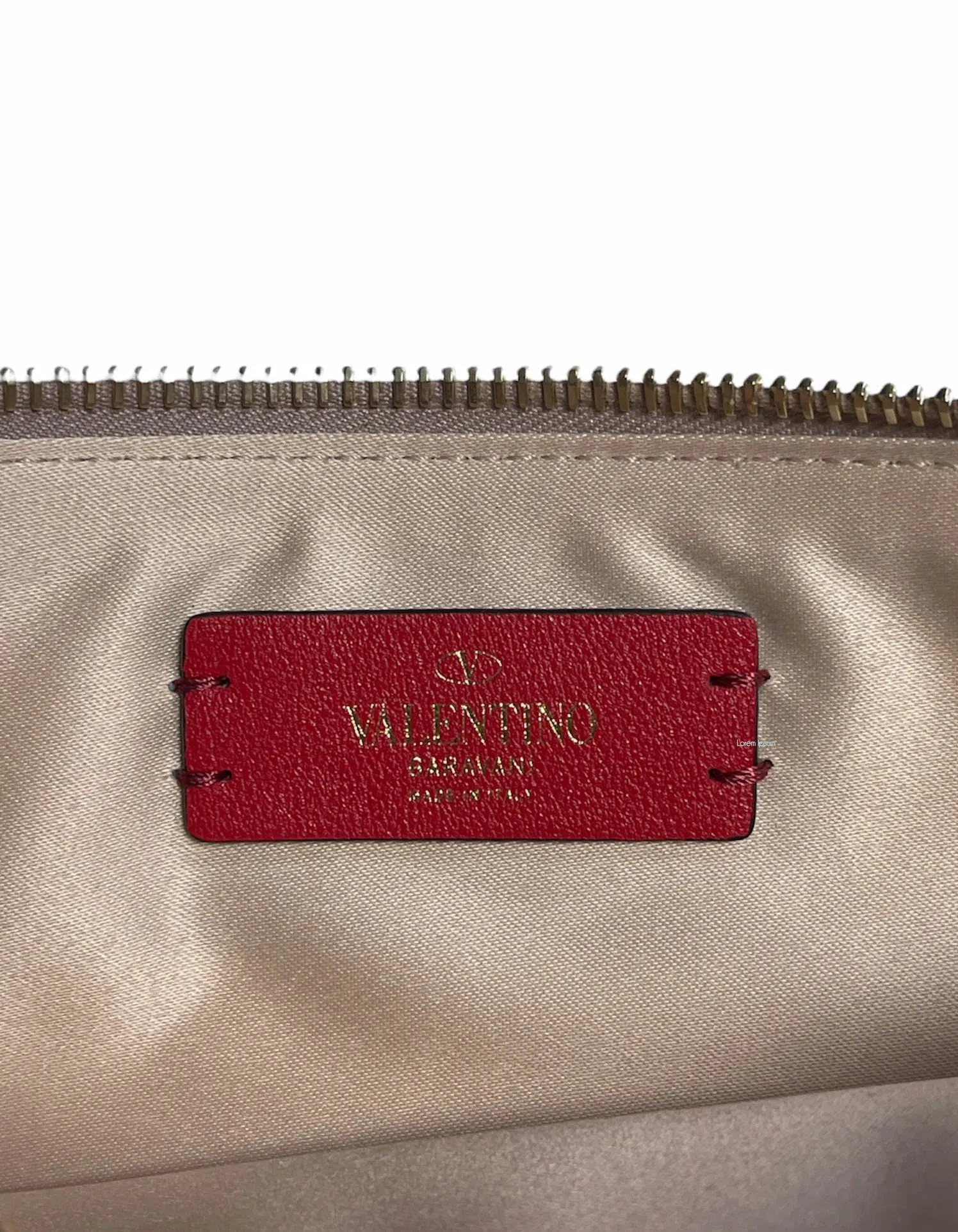 Valentino Poudre Undercover Rose Large Rockstud Clutch Bag