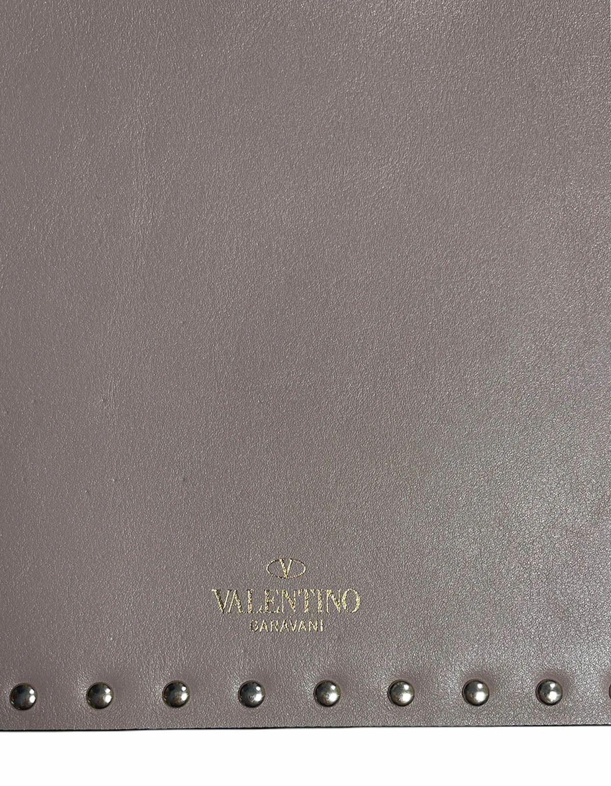 Valentino Poudre Undercover Rose Large Rockstud Clutch Bag