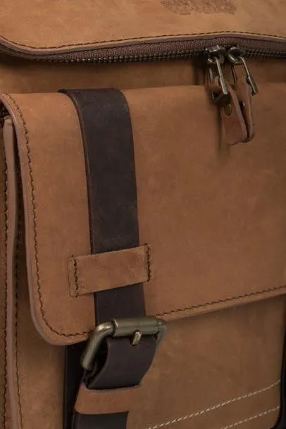 VELEZ Leather Backpack for Men - 15.6 Inch Laptop Bag - Designer Bookbag