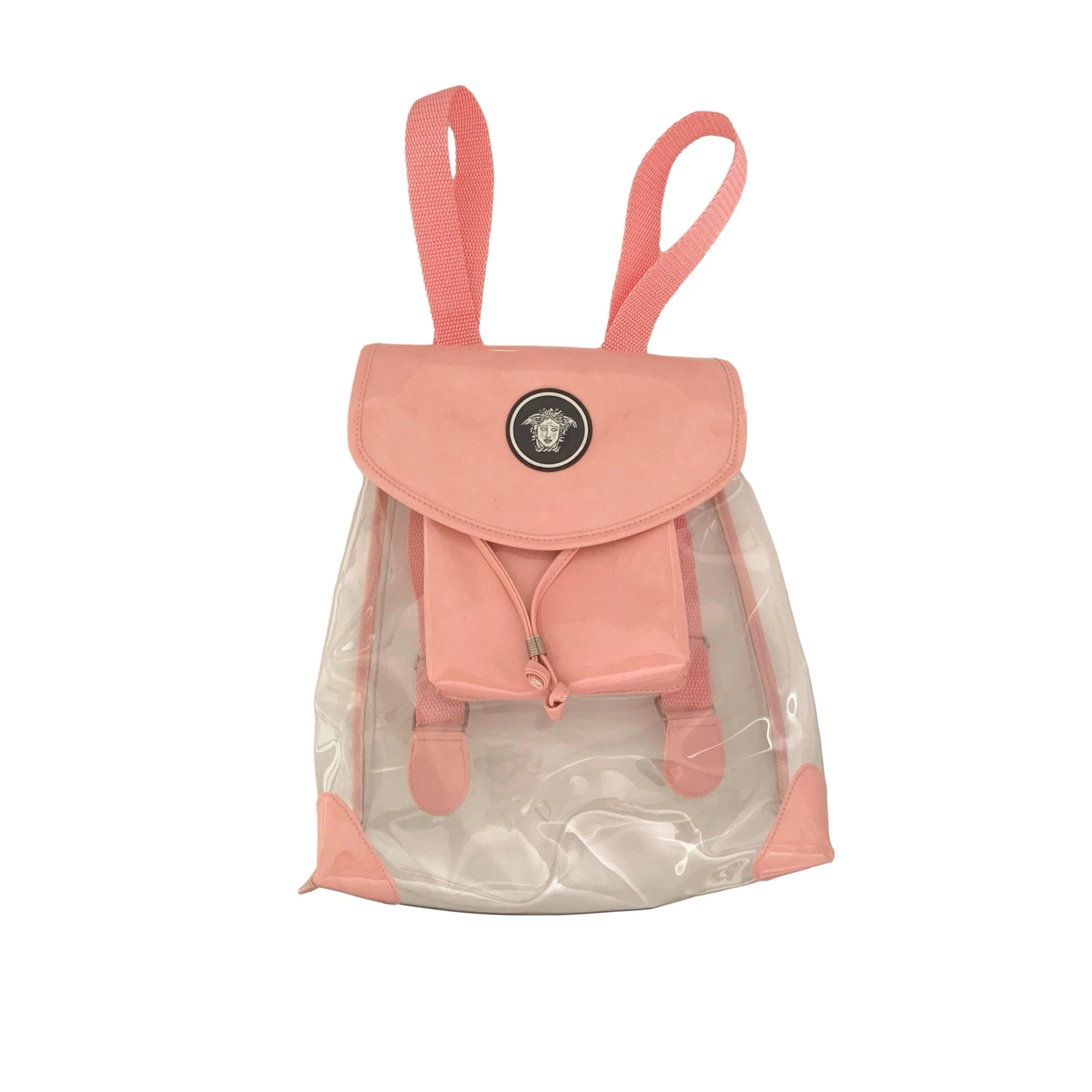 Versace Transparent Pink Backpack