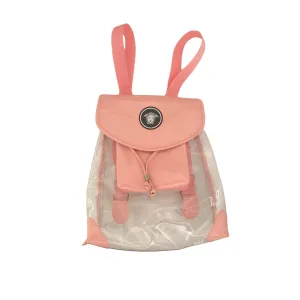 Versace Transparent Pink Backpack