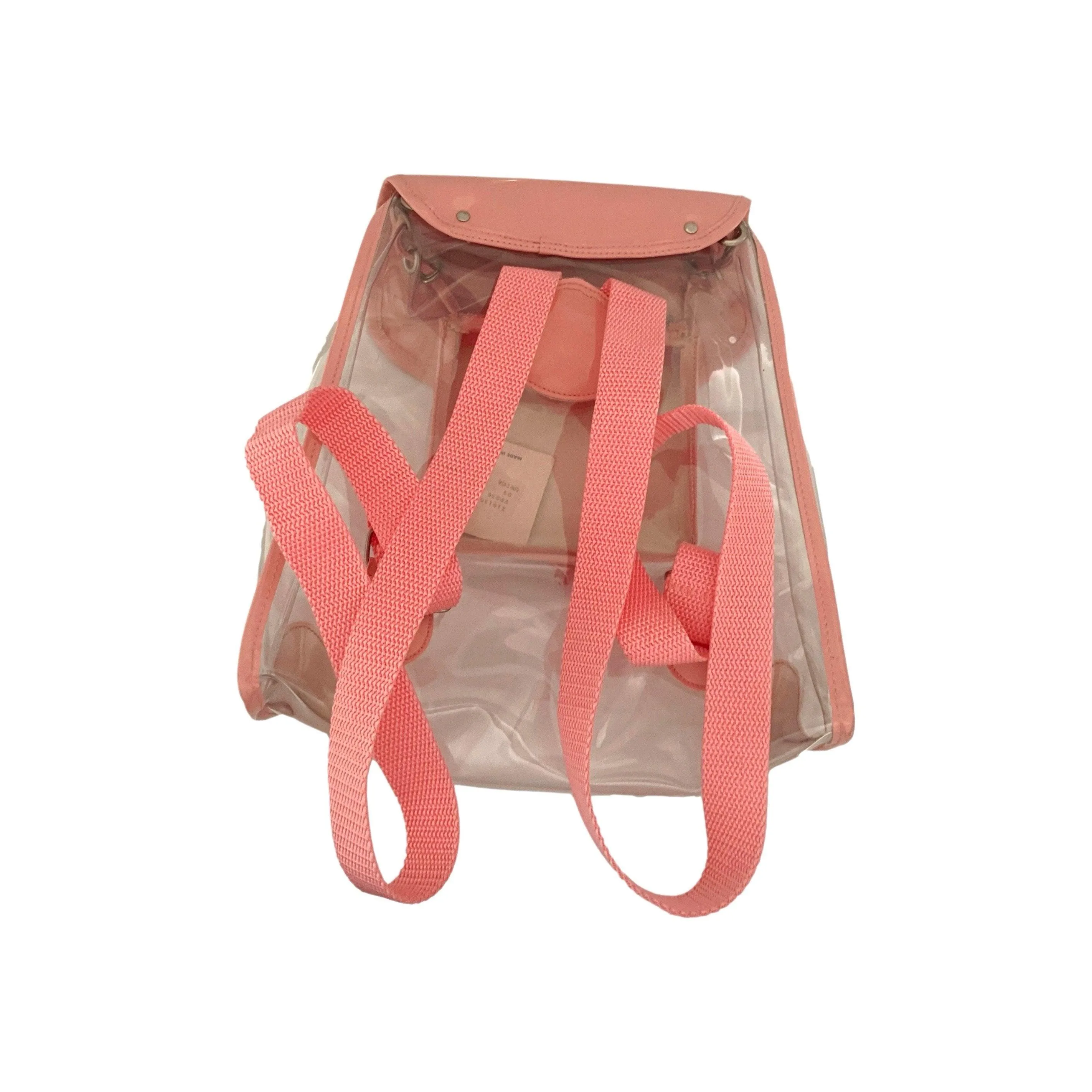 Versace Transparent Pink Backpack