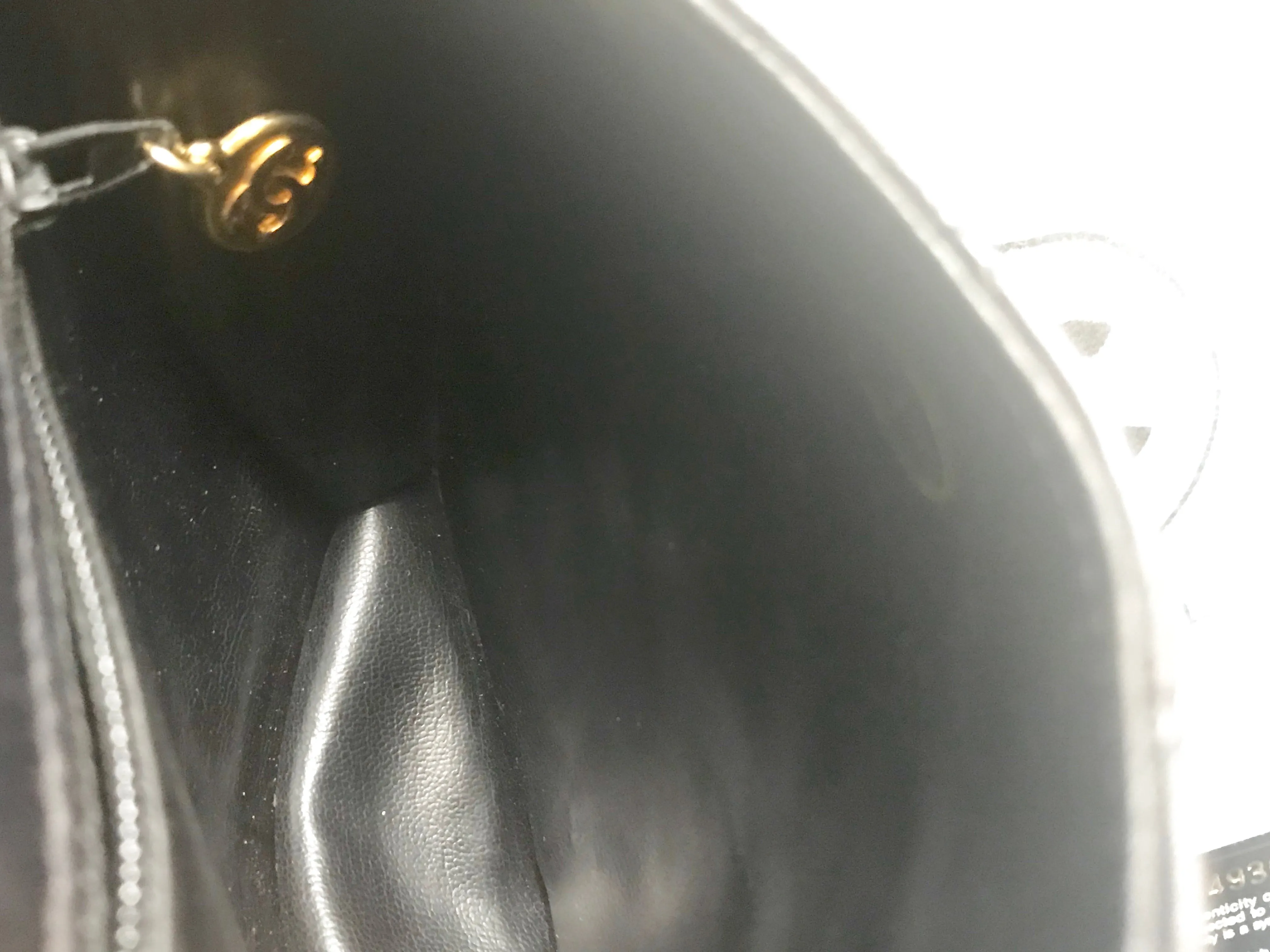 Vintage CHANEL 2.55 black fanny pack, belt bag with round flap and golden CC closure hock. Rare must have piece.
