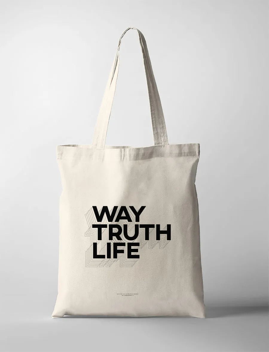 Way Truth Life {Tote Bag}