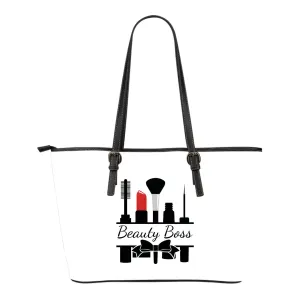 White Beauty Boss Bow Tote Bags