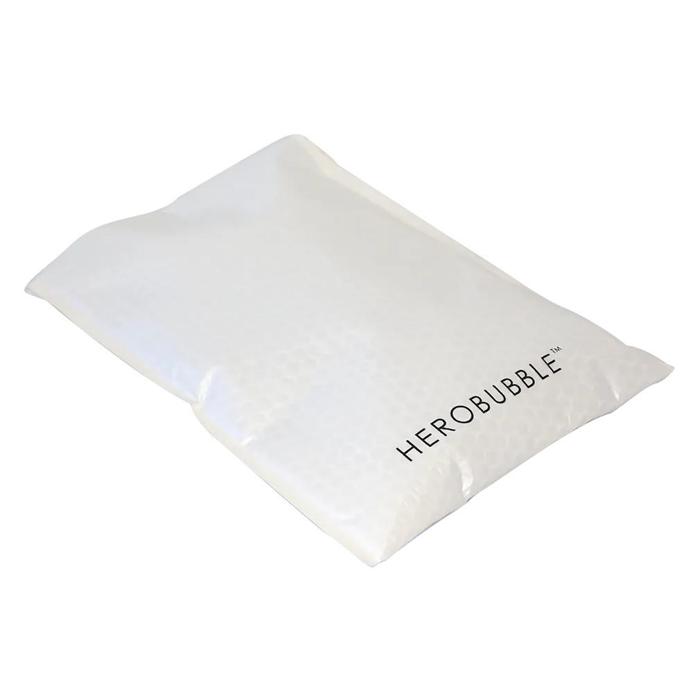 White Compostable HEROBUBBLE Mailer - From Packs of 25