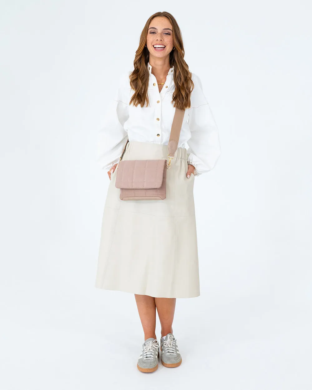 Windsor Crossbody - Taupe