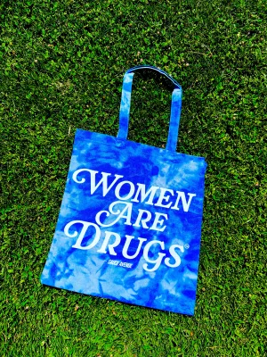 Women Are Drugs® (WH) | Tie-Dyed Canvas Bag