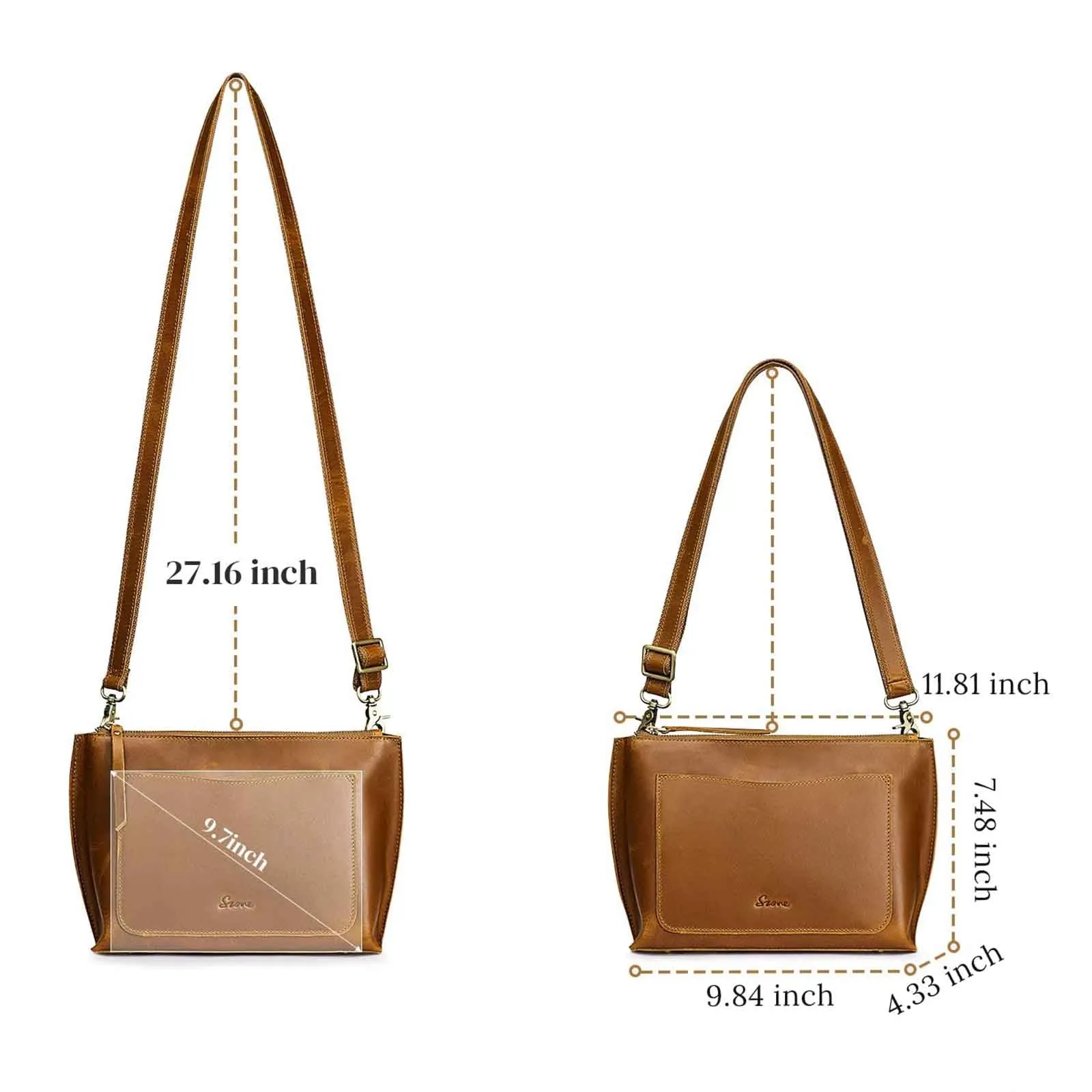 Women Genuine Leather Mini Crossbody Bags