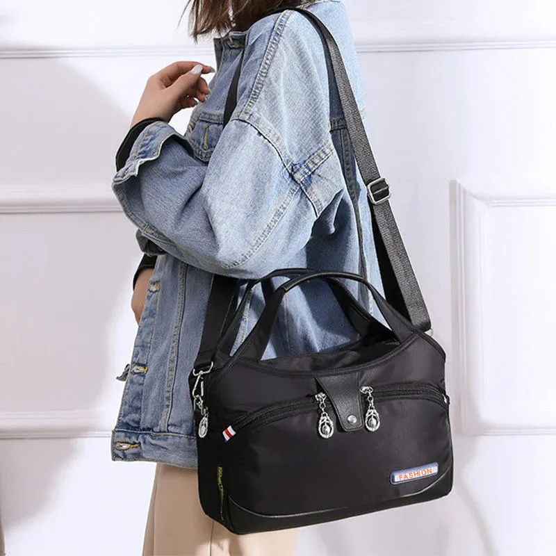 Women Large Capacity Waterproof Crossbody Shoulder Bag, Fashion Anti-theft Handbag