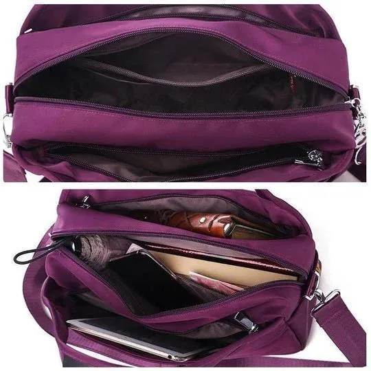 Women Large Capacity Waterproof Crossbody Shoulder Bag, Fashion Anti-theft Handbag