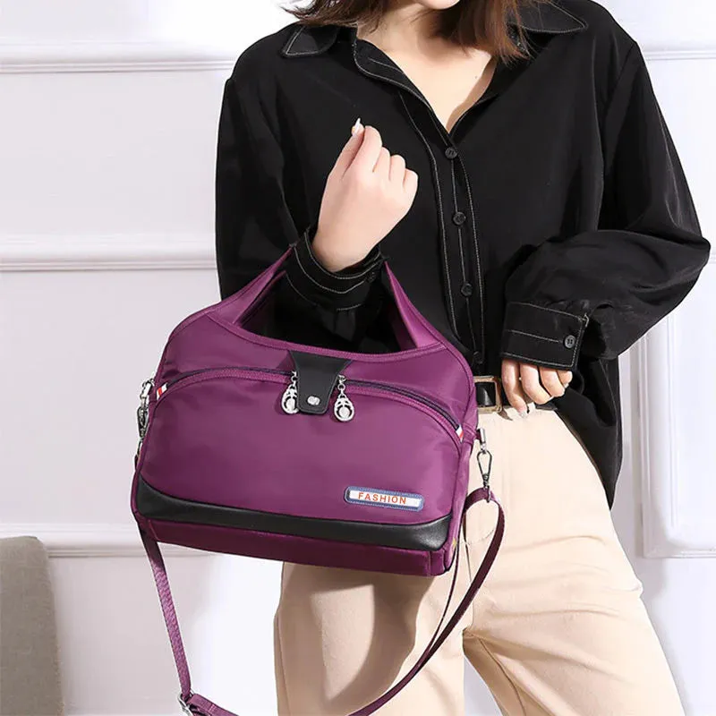 Women Large Capacity Waterproof Crossbody Shoulder Bag, Fashion Anti-theft Handbag