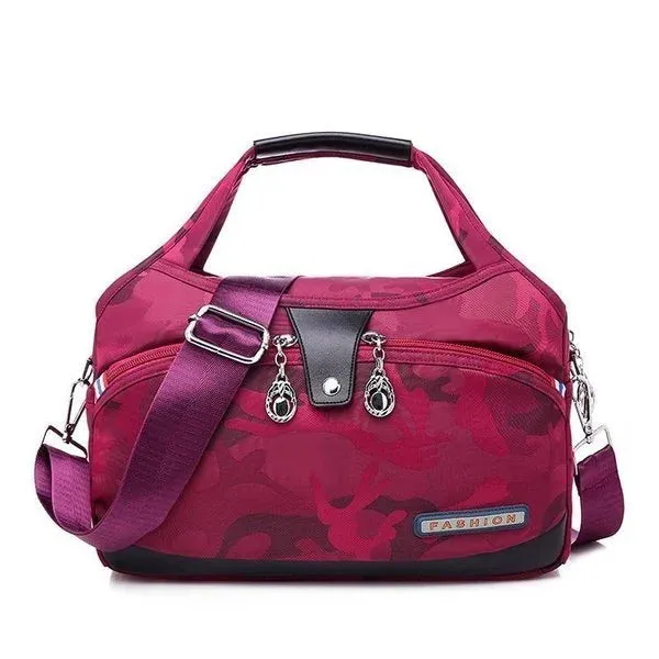 Women Large Capacity Waterproof Crossbody Shoulder Bag, Fashion Anti-theft Handbag
