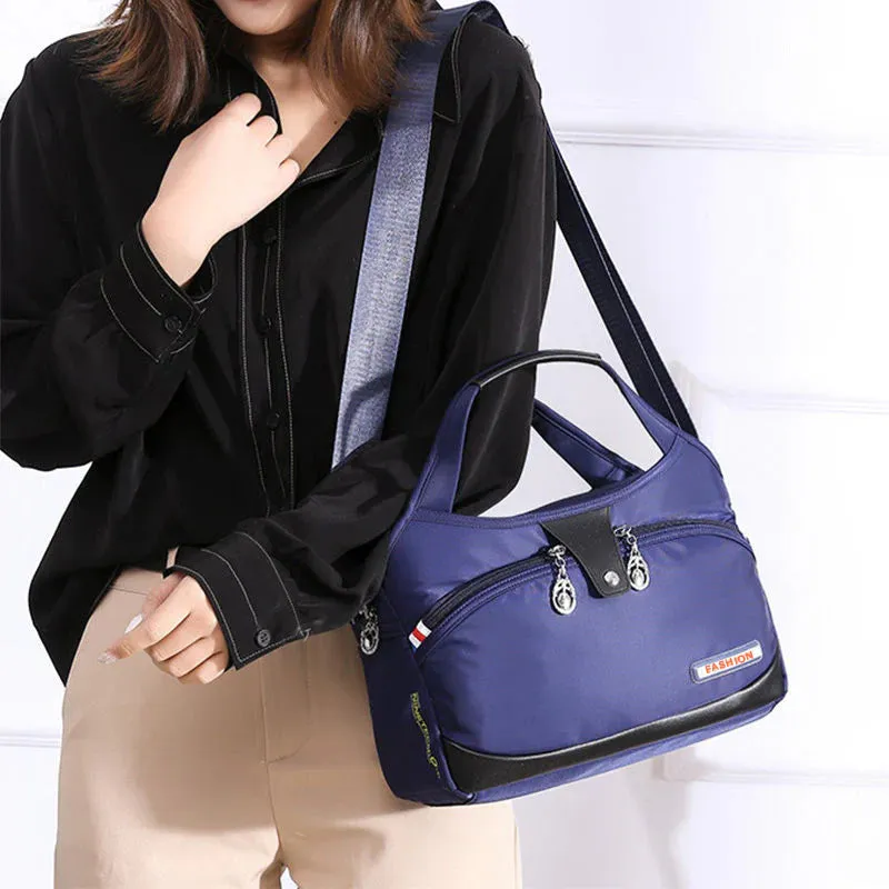 Women Large Capacity Waterproof Crossbody Shoulder Bag, Fashion Anti-theft Handbag
