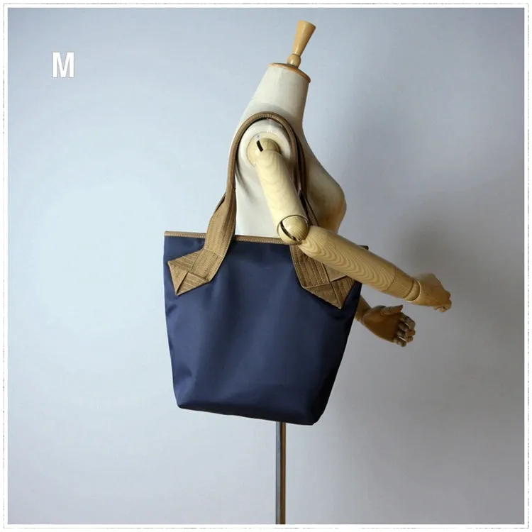 Womens Green Nylon Shoulder Tote Bags Best Green Nylon Tote Handbag Shopper Bags Purse for Ladies