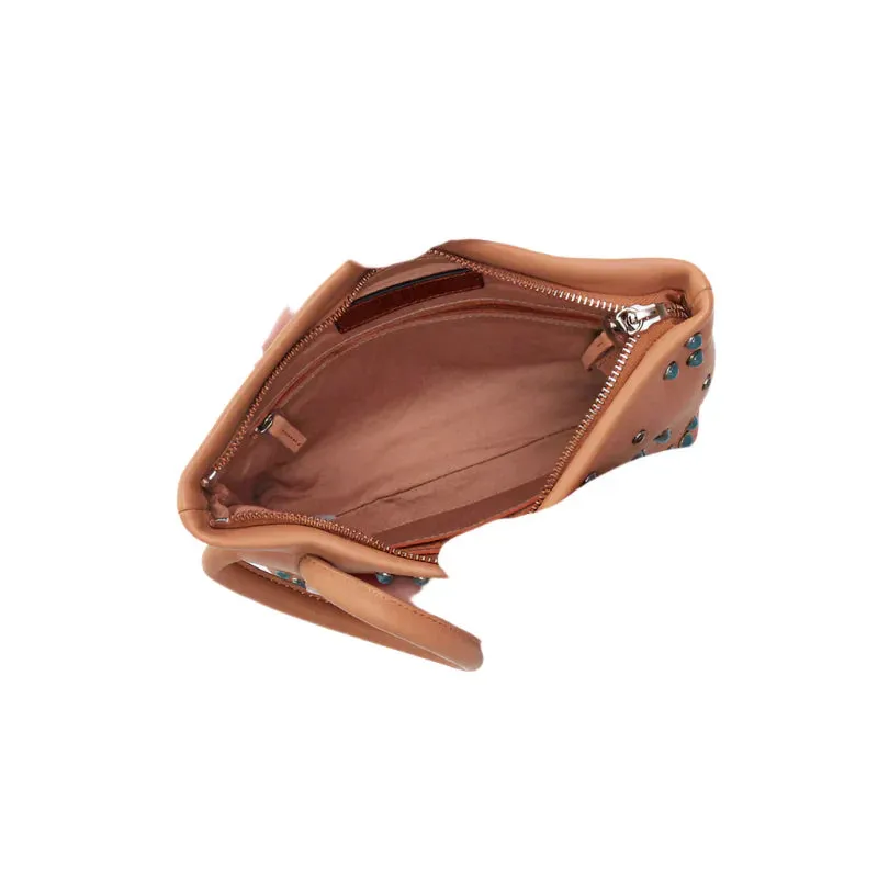 WOMEN'S HOBO MAGGIE CLUTCH | DOE SMOOTH LEATHER