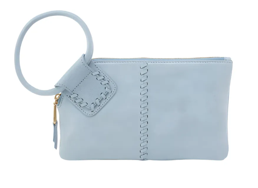 WOMEN'S HOBO SABLE WRISTLET | SKY BUFFED LEATHER
