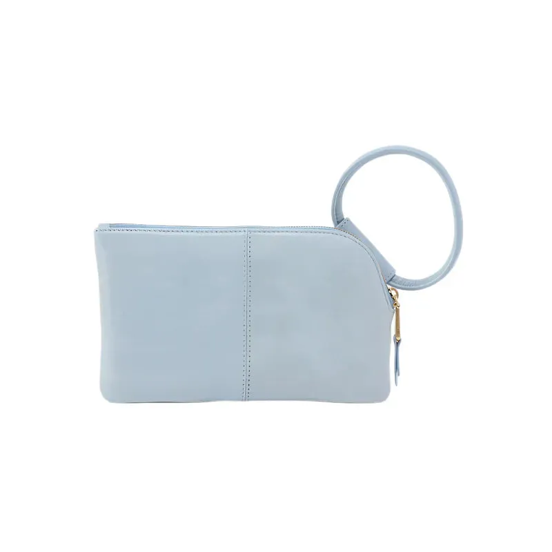 WOMEN'S HOBO SABLE WRISTLET | SKY BUFFED LEATHER