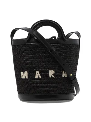 Women's "tropicalia" Bucket Bag in Black | SCMP0056Q1P386000N99