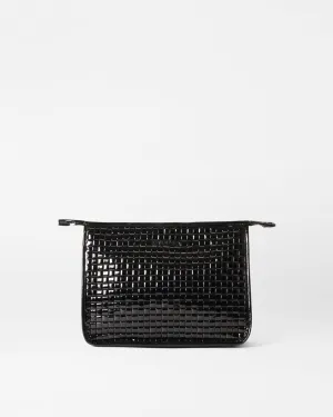 Woven Clutch | Black Lacquer