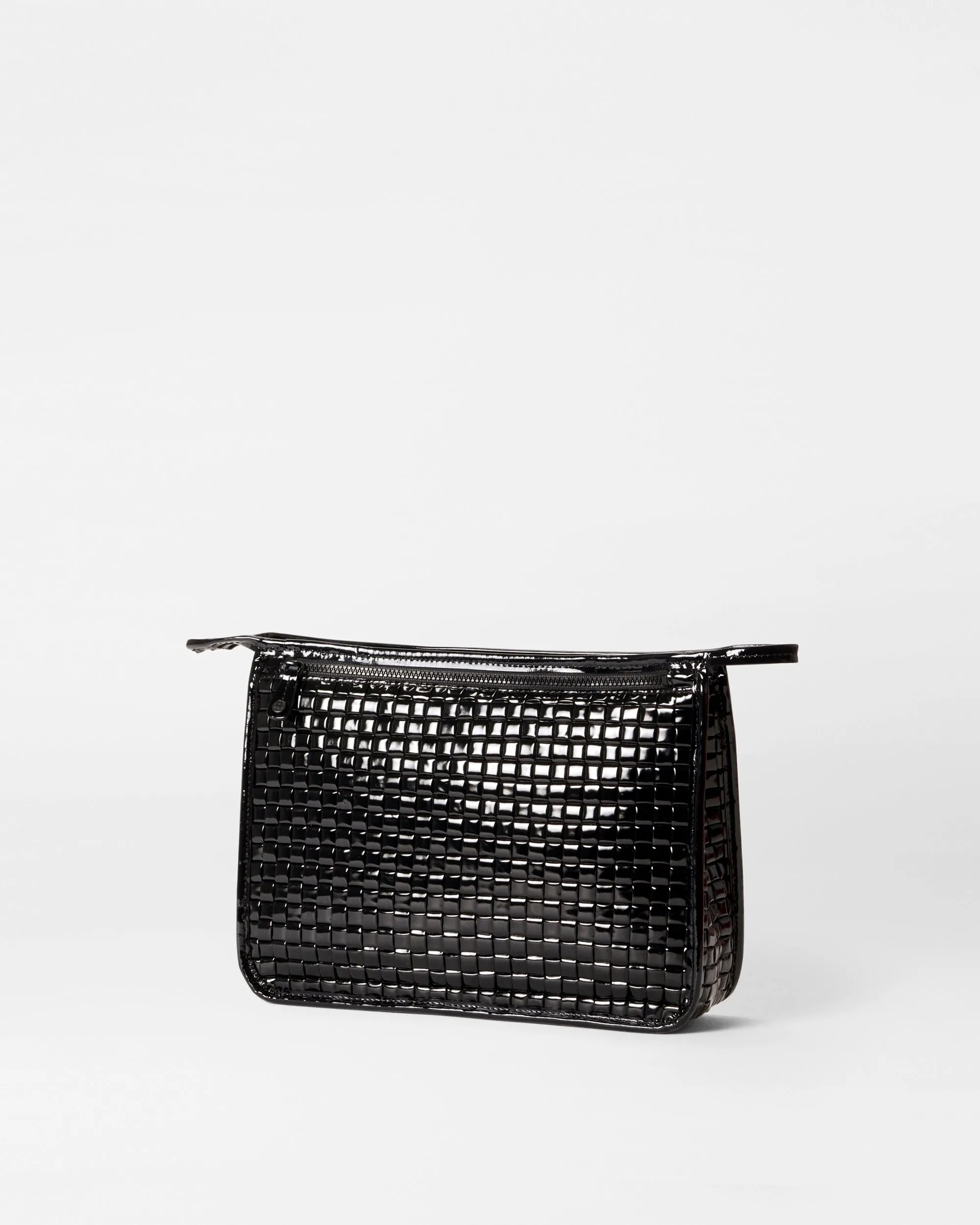 Woven Clutch | Black Lacquer
