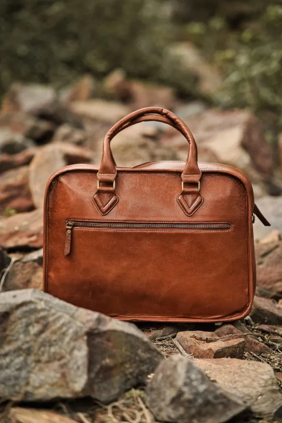 Zeus Leather Laptop Bag