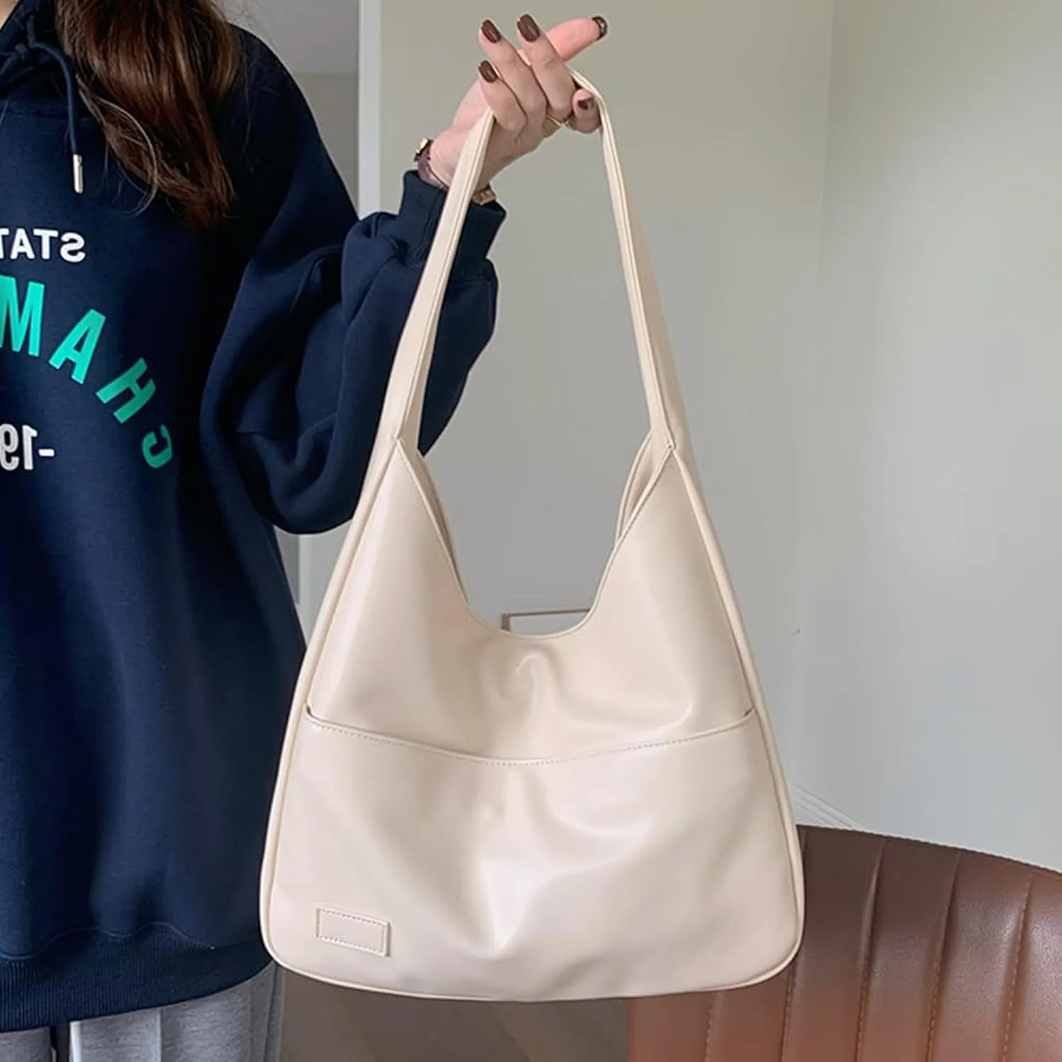 Zoe™ | Leather Hobo Bag