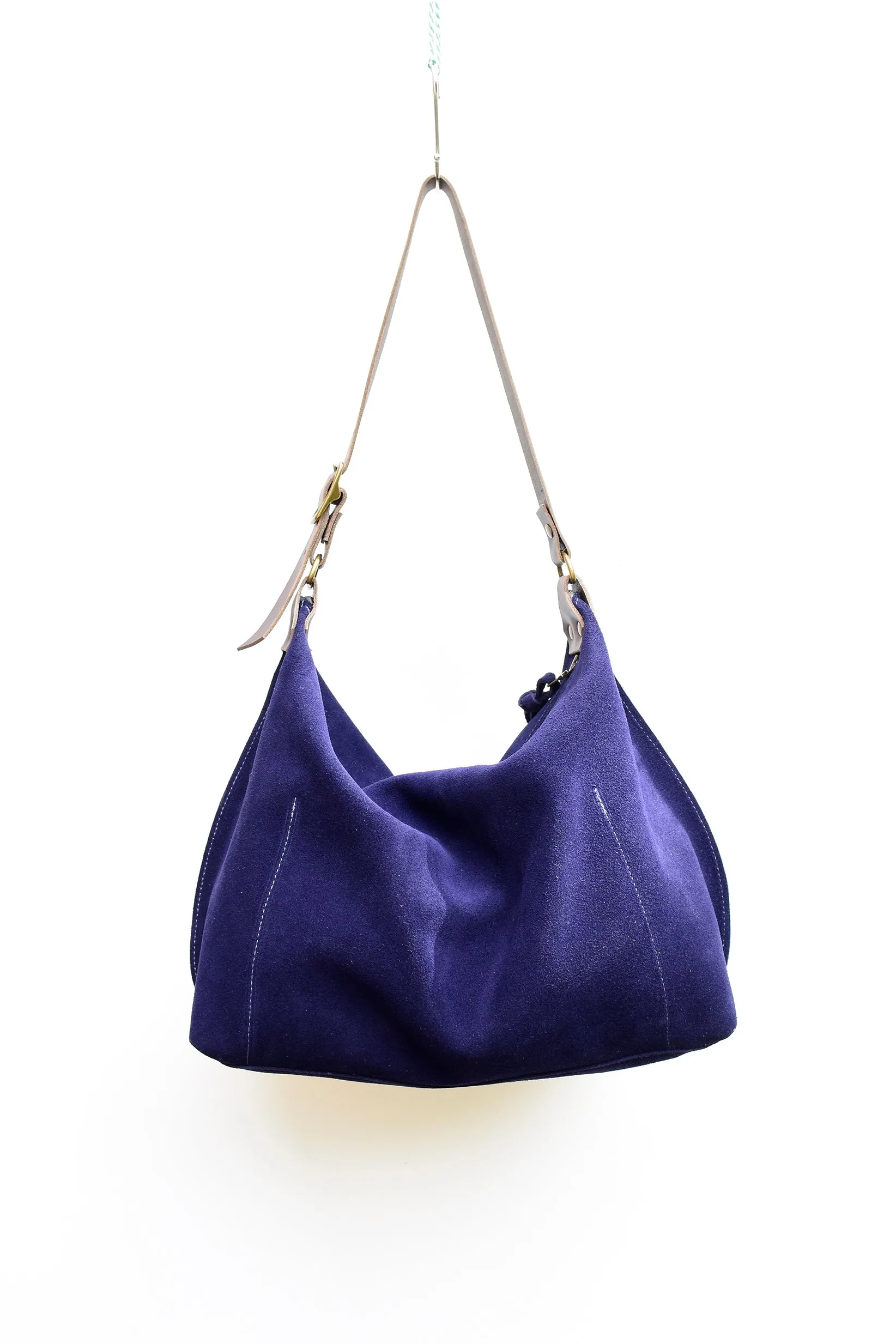 Zuri Suede Leather Hobo - Suede Shoulder Bag